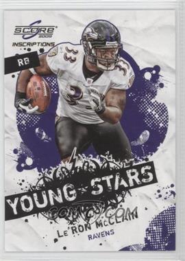 2009 Score Inscriptions - Young Stars #15 - Le'Ron McClain /499