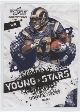 2009 Score Inscriptions - Young Stars #7 - Donnie Avery /499