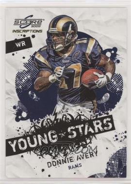 2009 Score Inscriptions - Young Stars #7 - Donnie Avery /499