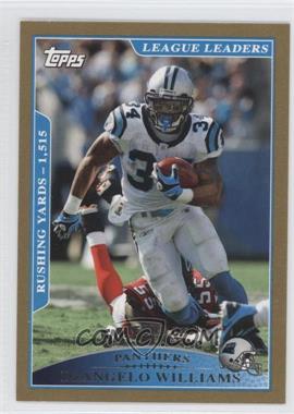2009 Topps - [Base] - Gold #286 - League Leaders - DeAngelo Williams /2009