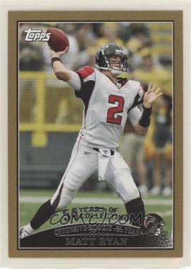 2009 Topps - [Base] - Gold #323 - Matt Ryan /2009