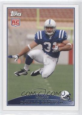 2009 Topps - [Base] #370.1 - Donald Brown (Jumping)