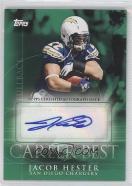 2009 Topps - Career Best Autographs #CBA-JTR - Jacob Hester