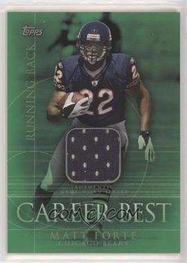 2009 Topps - Career Best Relics - Platinum #CBR-MF - Matt Forte /99