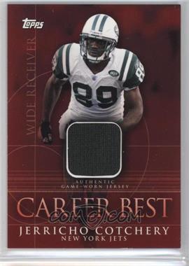 2009 Topps - Career Best Relics #CBR-JC - Jerricho Cotchery