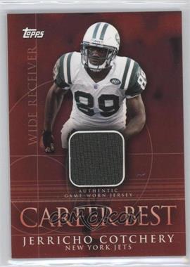 2009 Topps - Career Best Relics #CBR-JC - Jerricho Cotchery