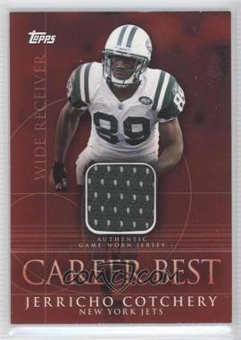 2009 Topps - Career Best Relics #CBR-JC - Jerricho Cotchery