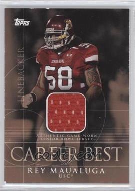 2009 Topps - Career Best Relics #CBR-RM - Rey Maualuga