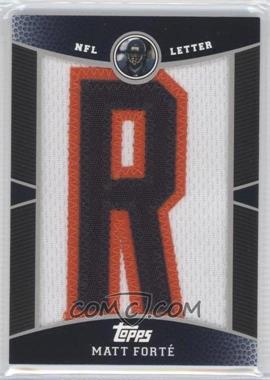 2009 Topps - Manufactured Letter Patch #PR-MF - Matt Forte