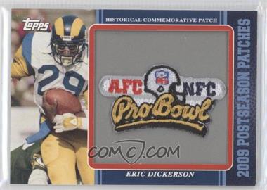 2009 Topps - Postseason Patches #PPR14 - Eric Dickerson