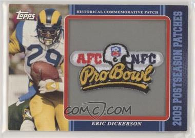 2009 Topps - Postseason Patches #PPR14 - Eric Dickerson