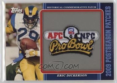 2009 Topps - Postseason Patches #PPR14 - Eric Dickerson