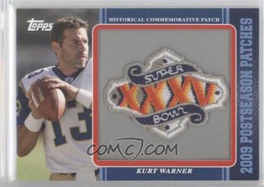 2009 Topps - Postseason Patches #PPR43 - Kurt Warner