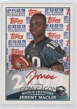 2009 Topps - Rookie Premiere Autographs - Red Ink #RPA-JM - Jeremy Maclin [EX to NM]