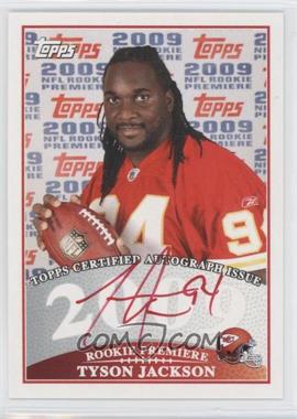 2009 Topps - Rookie Premiere Autographs - Red Ink #RPA-TJ - Tyson Jackson