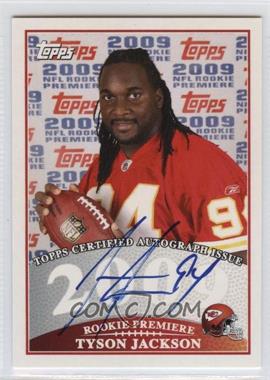 2009 Topps - Rookie Premiere Autographs #RPA-TJ - Tyson Jackson