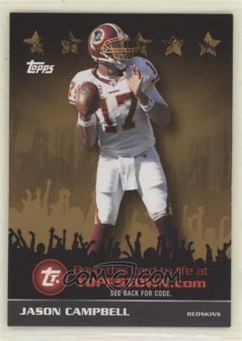 2009 Topps - Topps Town Redemption Code Cards - Gold #TTT12 - Jason Campbell