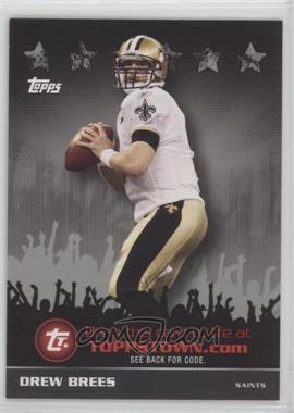 2009 Topps - Topps Town Redemption Code Cards - Silver #TTT18 - Drew Brees