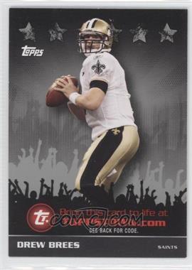 2009 Topps - Topps Town Redemption Code Cards - Silver #TTT18 - Drew Brees