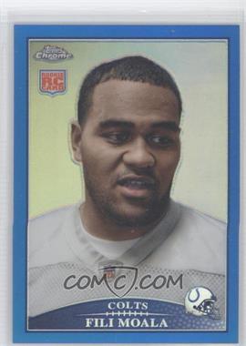 2009 Topps Chrome - [Base] - Blue Refractor #TC165 - Fili Moala