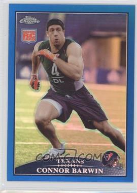 2009 Topps Chrome - [Base] - Blue Refractor #TC169 - Connor Barwin