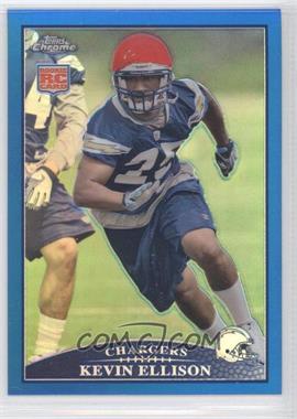 2009 Topps Chrome - [Base] - Blue Refractor #TC172 - Kevin Ellison