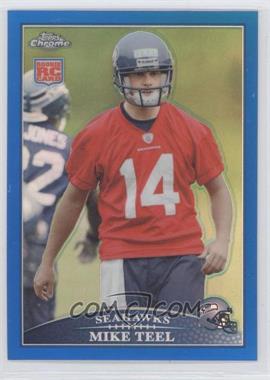 2009 Topps Chrome - [Base] - Blue Refractor #TC189 - Mike Teel