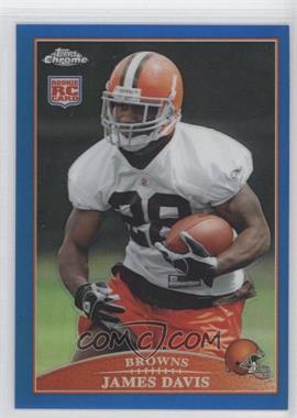 2009 Topps Chrome - [Base] - Blue Refractor #TC196 - James Davis