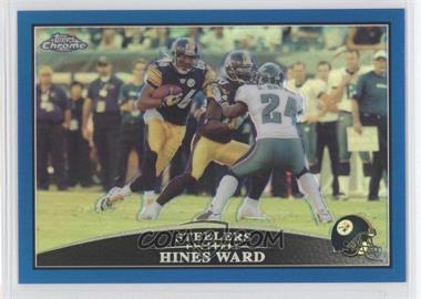 2009 Topps Chrome - [Base] - Blue Refractor #TC22 - Hines Ward