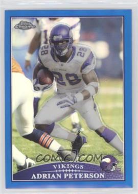 2009 Topps Chrome - [Base] - Blue Refractor #TC28 - Adrian Peterson