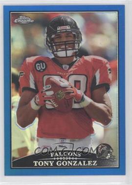 2009 Topps Chrome - [Base] - Blue Refractor #TC73 - Tony Gonzalez