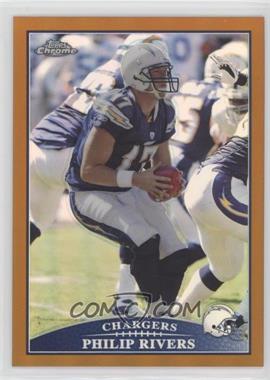 2009 Topps Chrome - [Base] - Copper Refractor #TC3 - Philip Rivers /649