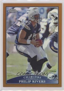 2009 Topps Chrome - [Base] - Copper Refractor #TC3 - Philip Rivers /649