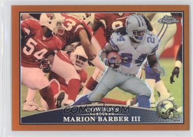 2009 Topps Chrome - [Base] - Copper Refractor #TC32 - Marion Barber III /649