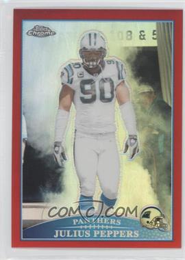 2009 Topps Chrome - [Base] - Red Refractor #TC107 - Julius Peppers /25