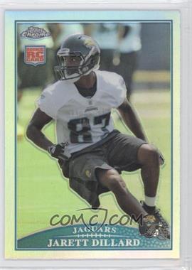 2009 Topps Chrome - [Base] - Refractor #TC159 - Jarett Dillard