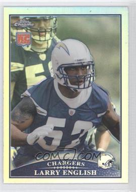 2009 Topps Chrome - [Base] - Refractor #TC173 - Larry English