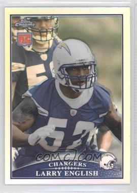 2009 Topps Chrome - [Base] - Refractor #TC173 - Larry English