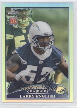 2009 Topps Chrome - [Base] - Refractor #TC173 - Larry English