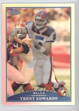 2009 Topps Chrome - [Base] - Refractor #TC35 - Trent Edwards