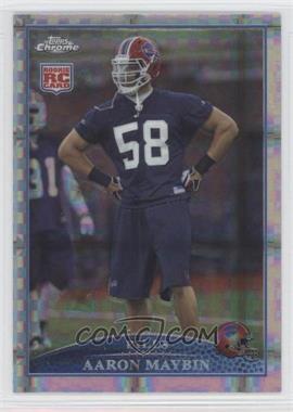 2009 Topps Chrome - [Base] - Retail X-Fractor #TC113 - Aaron Maybin