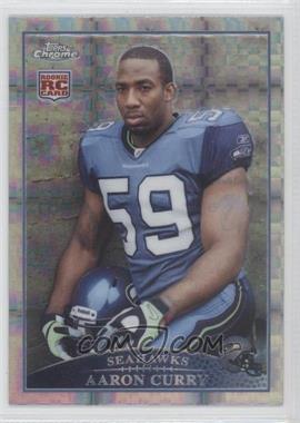 2009 Topps Chrome - [Base] - Retail X-Fractor #TC120 - Aaron Curry