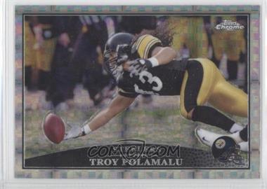 2009 Topps Chrome - [Base] - Retail X-Fractor #TC44 - Troy Polamalu