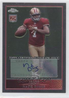 2009 Topps Chrome - [Base] - Rookie Autographs #TC193 - Nate Davis