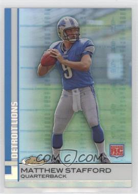 2009 Topps Finest - [Base] - Blue Refractor #100 - Matthew Stafford /429 [Poor to Fair]