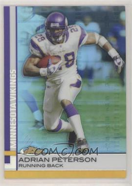2009 Topps Finest - [Base] - Blue Refractor #25 - Adrian Peterson /429