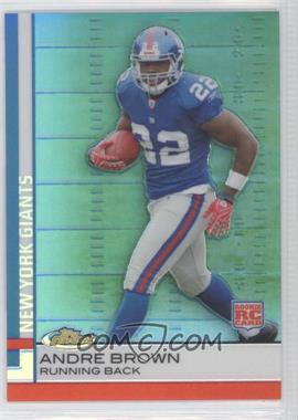 2009 Topps Finest - [Base] - Blue Refractor #79 - Andre Brown /429