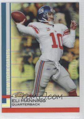 2009 Topps Finest - [Base] - Gold Refractor #35 - Eli Manning /75