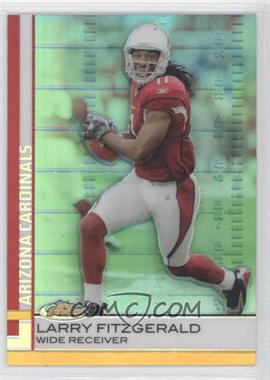 2009 Topps Finest - [Base] - Green Refractor #1 - Larry Fitzgerald /199