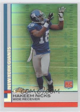 2009 Topps Finest - [Base] - Green Refractor #65 - Hakeem Nicks /199